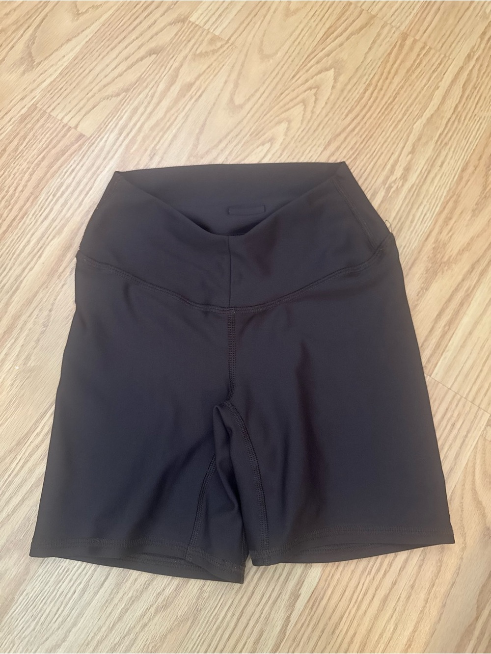 Five High-Waist Dark Brie Women’s Active Bike Shorts